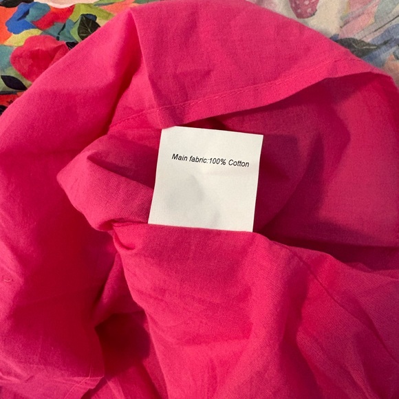 CHICSOUL
Floral Tiered Dress - Pink and Red, 2X - Picture 9 of 10